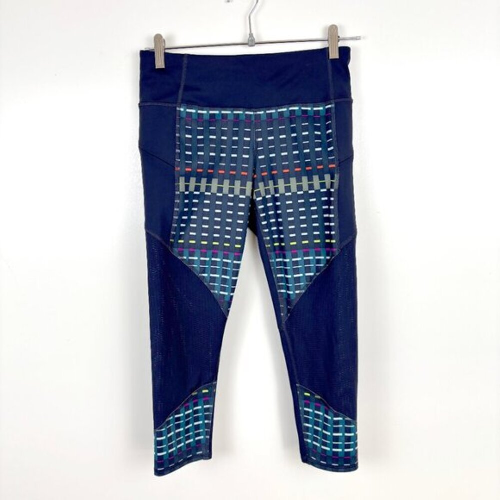 Athleta Small Timeless Contender Capris Leggings Zip Pockets Small Petite - Picture 5 of 11